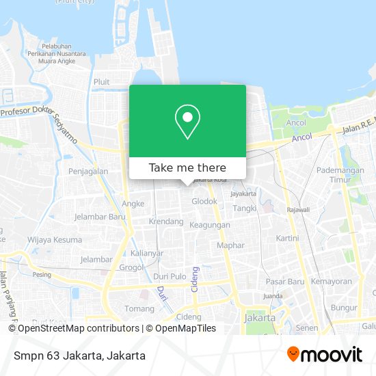 Smpn 63 Jakarta map