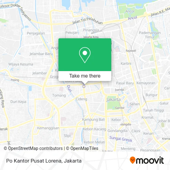 Po Kantor Pusat Lorena map