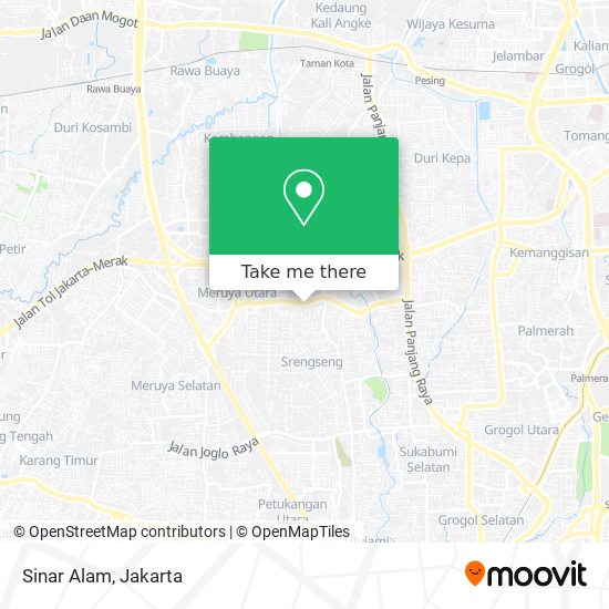 Sinar Alam map