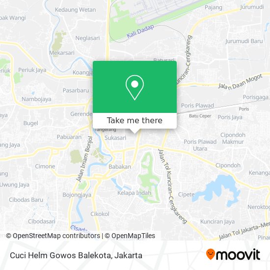 Cuci Helm Gowos Balekota map