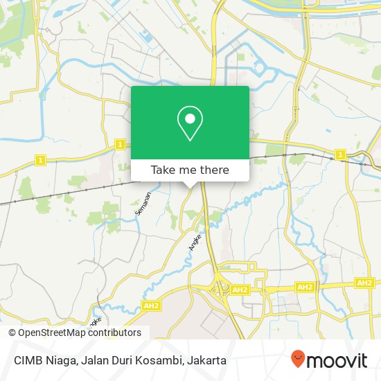 CIMB Niaga, Jalan Duri Kosambi map