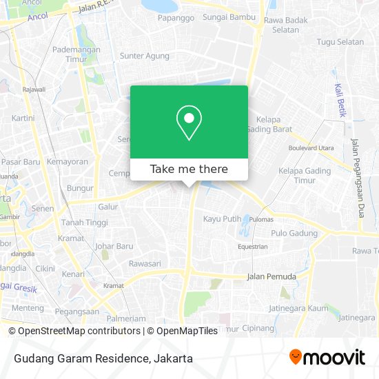Gudang Garam Residence map