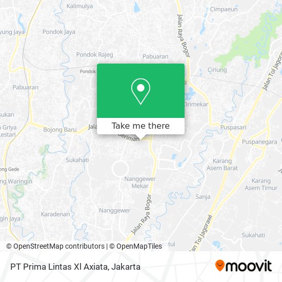 PT Prima Lintas Xl Axiata map