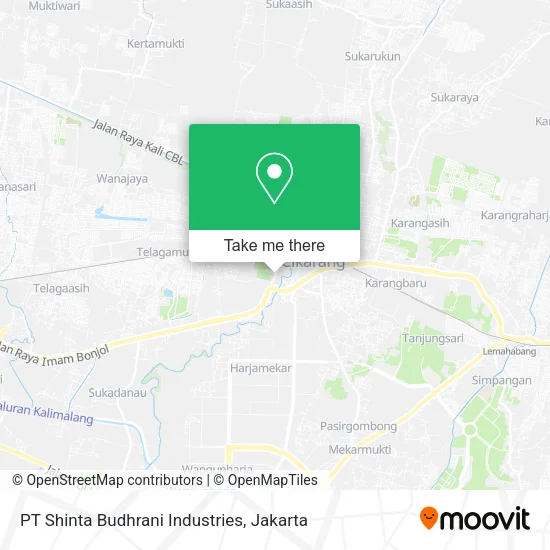 PT Shinta Budhrani Industries map
