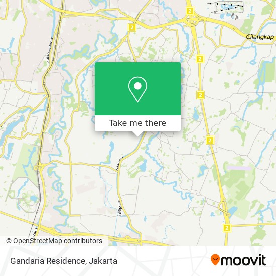 Gandaria Residence map