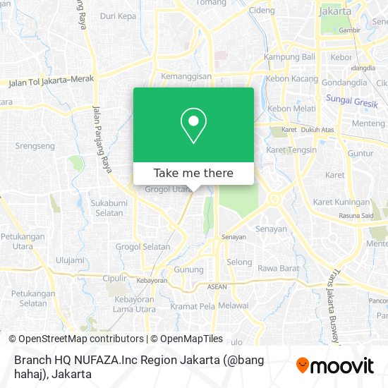 Branch HQ NUFAZA.Inc Region Jakarta (@bang hahaj) map