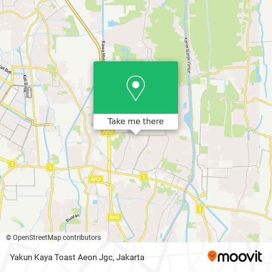Yakun Kaya Toast Aeon Jgc map