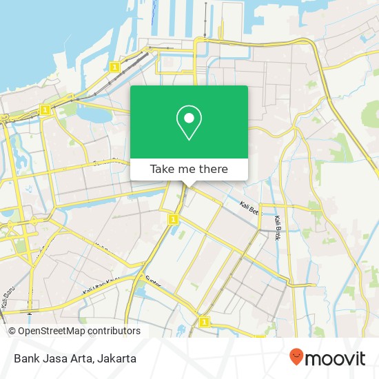 Bank Jasa Arta, Kelapa Gading 14240 map