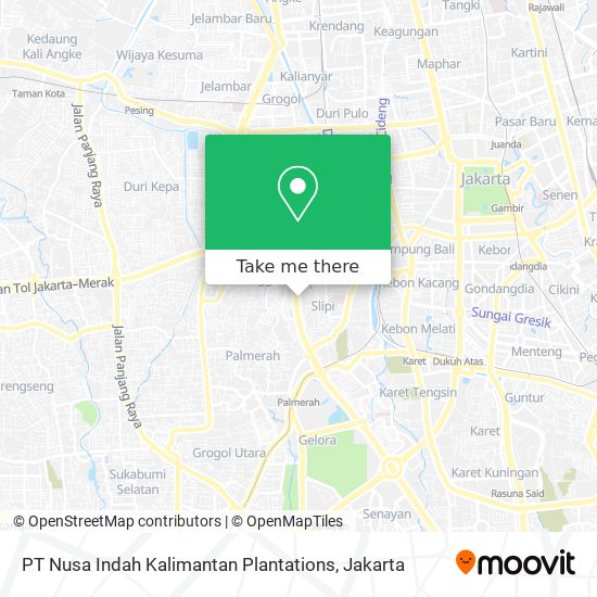 PT Nusa Indah Kalimantan Plantations map