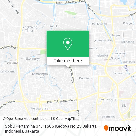 Spbu Pertamina 34.11506 Kedoya No 23 Jakarta Indonesia map