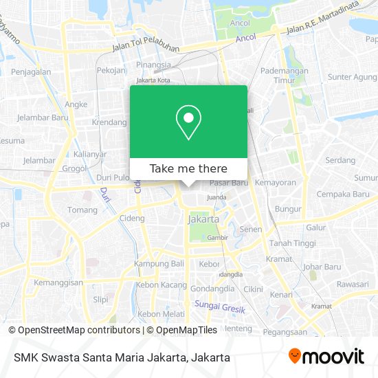 SMK Swasta Santa Maria Jakarta map