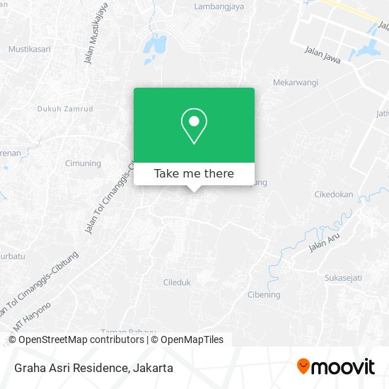 Graha Asri Residence map