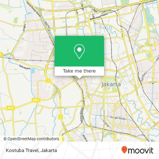 Kostuba Travel map