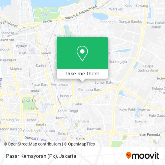 Pasar Kemayoran (Pk) map