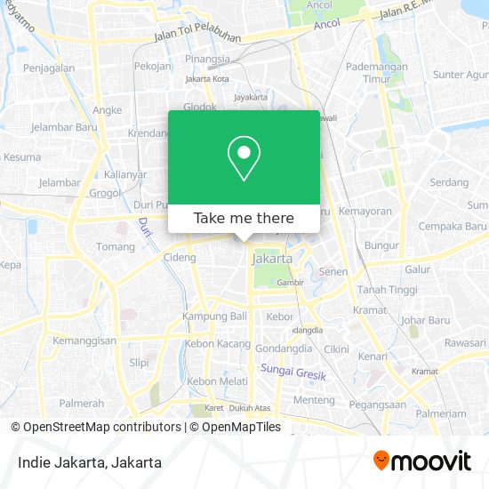 Indie Jakarta map