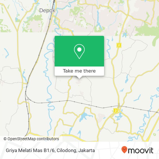 Griya Melati Mas B1 / 6, Cilodong map