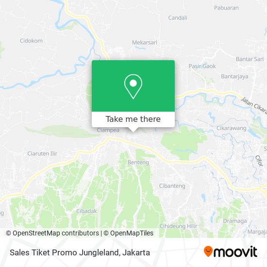 Sales Tiket Promo Jungleland map