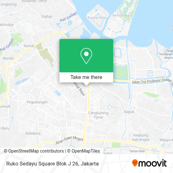 Ruko Sedayu Square Blok J 26 map