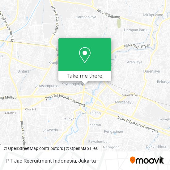 PT Jac Recruitment Indonesia map