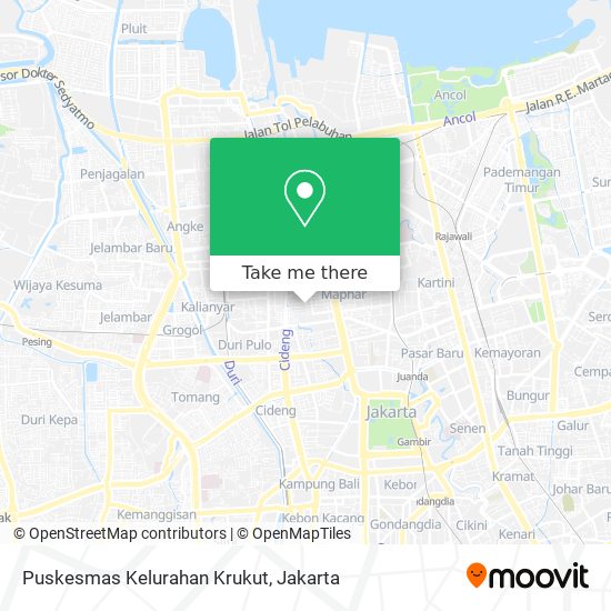 Puskesmas Kelurahan Krukut map