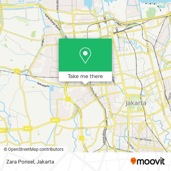 Zara Ponsel map