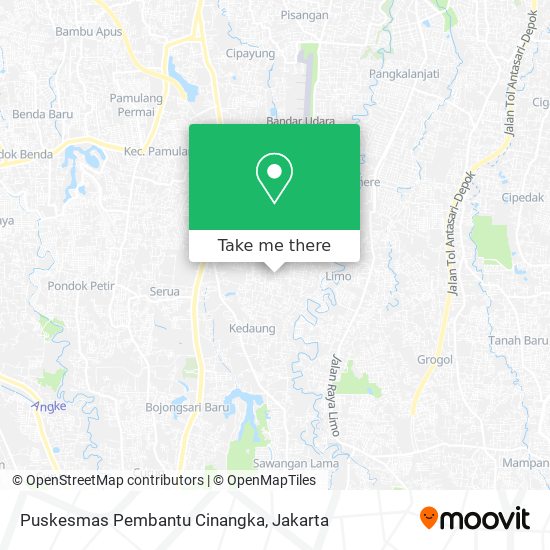 Puskesmas Pembantu Cinangka map