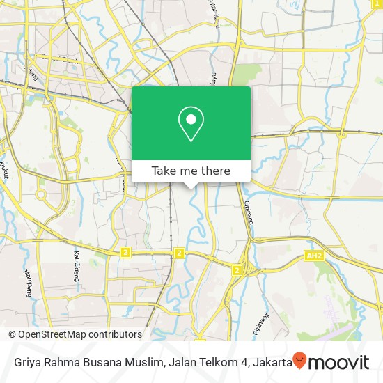 Griya Rahma Busana Muslim, Jalan Telkom 4 map