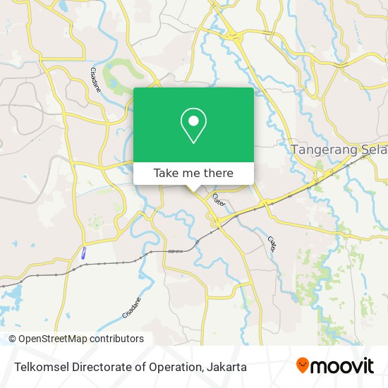 Telkomsel Directorate of Operation map