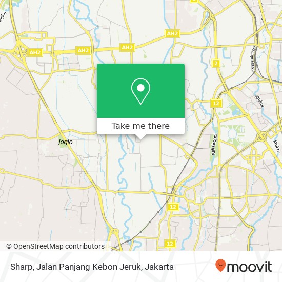 Sharp, Jalan Panjang Kebon Jeruk map