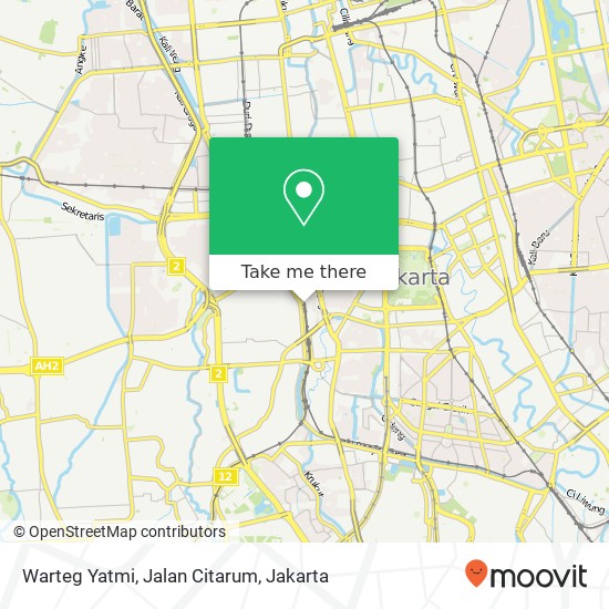 Warteg Yatmi, Jalan Citarum map