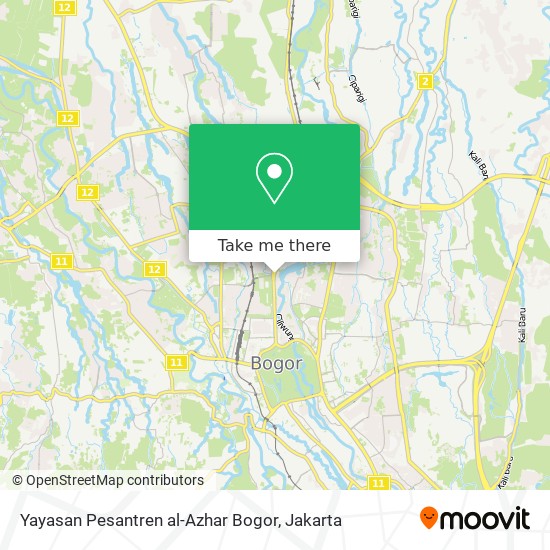 Yayasan Pesantren al-Azhar Bogor map