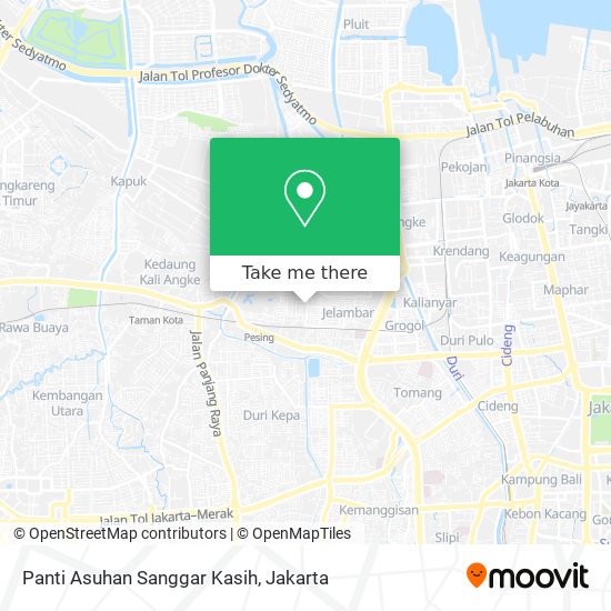 Panti Asuhan Sanggar Kasih map