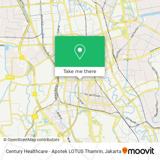 Century Healthcare - Apotek LOTUS Thamrin map