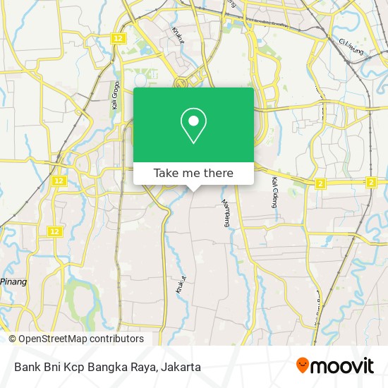 Bank Bni Kcp Bangka Raya map