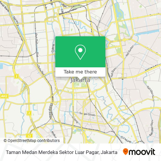Taman Medan Merdeka Sektor Luar Pagar map