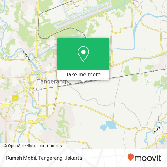 Rumah Mobil, Tangerang map