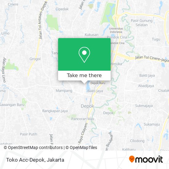 Toko Acc-Depok map