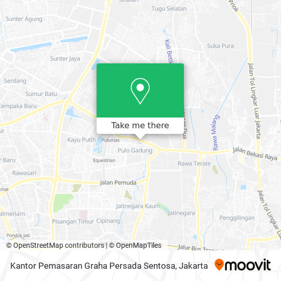 Kantor Pemasaran Graha Persada Sentosa map