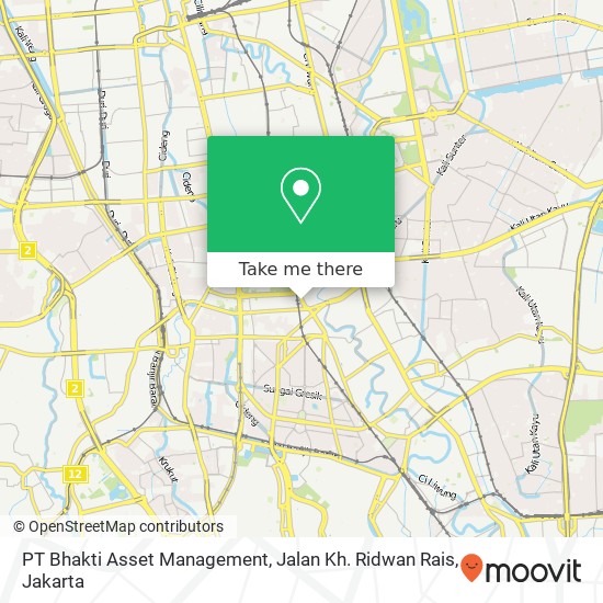 PT Bhakti Asset Management, Jalan Kh. Ridwan Rais map