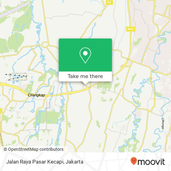 Jalan Raya Pasar Kecapi, Pondok Melati map