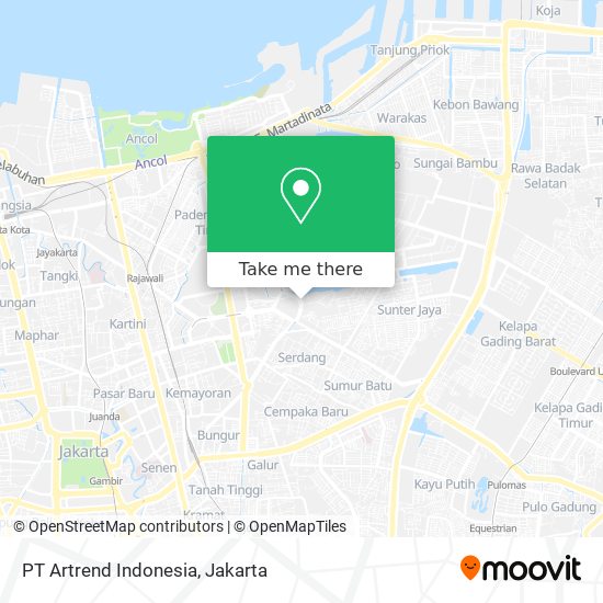 PT Artrend Indonesia map