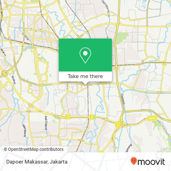 Dapoer Makassar, Jalan Kh. Abdullah Syafi'ie 21B Tebet map