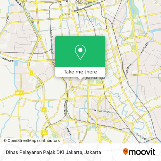 Dinas Pelayanan Pajak DKI Jakarta map