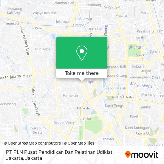 PT PLN Pusat Pendidikan Dan Pelatihan Udiklat Jakarta map