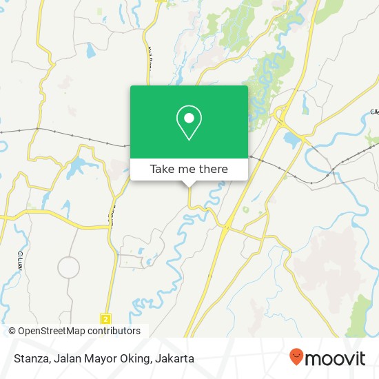 Stanza, Jalan Mayor Oking map