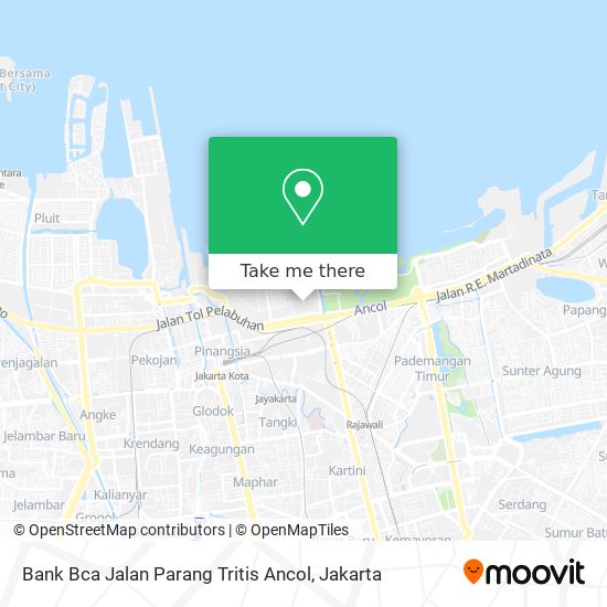 Bank Bca Jalan Parang Tritis Ancol map