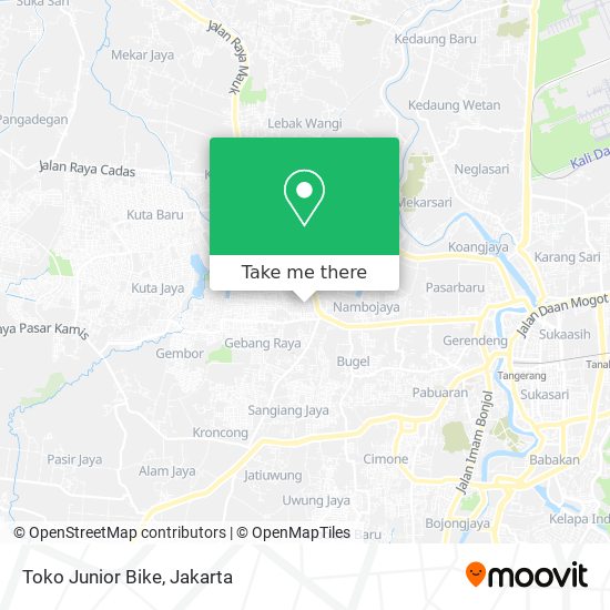Toko Junior Bike map