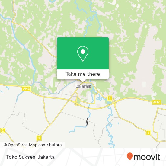 Toko Sukses, Balaraja map