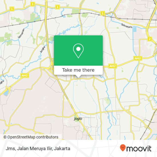 Jms, Jalan Meruya Ilir map