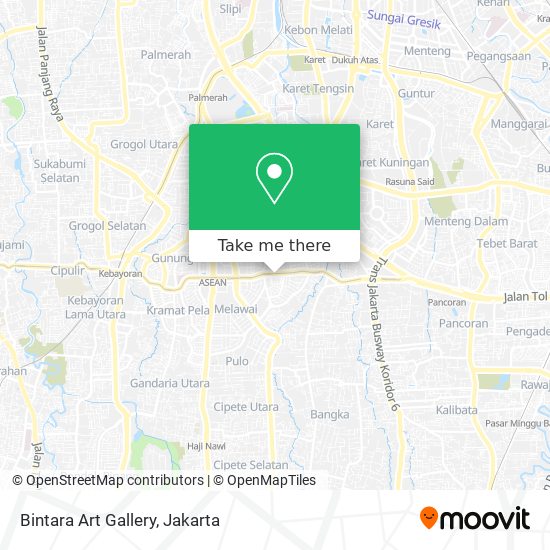 Bintara Art Gallery map